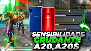 MELHOR DPI  SENSI PARA O GALAXY A20 A20s  FREE FIRE [upl. by Daberath]