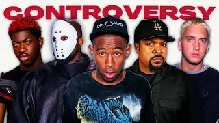 The 10 Most CONTROVERSIAL Rap Albums Ever [upl. by Aicened]