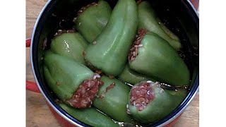 Punjene paprike  najjednostavnije i najukusnije  bez zaprške Video recept Stuffed peppers [upl. by Sharia773]