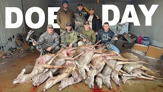 Bow Hunting 60 Deer To Feed Local Families SEEK ONE Doe Management [upl. by Onfre203]