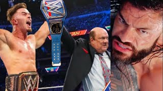 Paul Heyman Betrays Roman Reigns amp Helps Austin Theory Win Undisputed Universal Championship 2022 [upl. by Kuhlman]