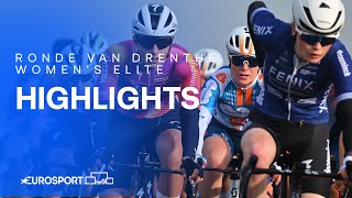 ASTONISHING PERFORMANCE 🤩  Ronde van Drenthe 2024 Race Highlights  Eurosport Cycling [upl. by Vedette]