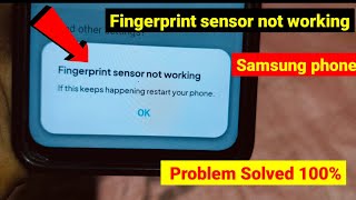 fingerprint sensor not working  fingerprint sensor not working samsung  samsung fingerprint sensor [upl. by Yager530]