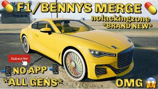 BRAND NEW GTA 5 ONLINE BENNYS MERGE GLITCH ALL GENS F1BENNYS MERGE WORKING NEW [upl. by Hurty]