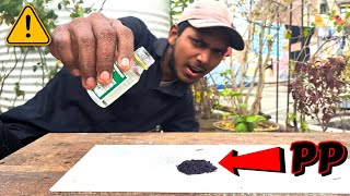 Potassium Permanganate and Glycerine Amazing Reaction  Amazing science experiment experiment [upl. by Karlin683]