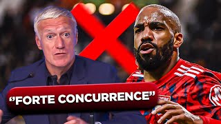 Deschamps explique la NONSÉLECTION de LACAZETTE en BLEUS [upl. by Ydahs781]