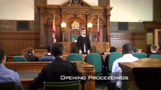 Mock Trial StepbyStep Opening Proceedings [upl. by Allertse]