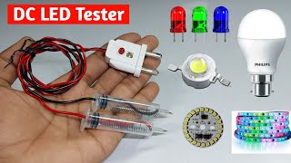 How to make electric powerful tester using led bulb  Led tester  9w bulb and 30v Led tester [upl. by Rabi]