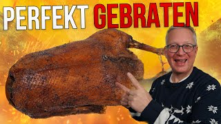 Knusprig und saftig Gänsebraten Niedertemperatur zubereiten [upl. by Zetana]