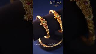 KRIYA JEWELLERS KriyaJewellers GoldKadas TimelessElegance CraftedWithLove KPHBJewellery [upl. by Frager]