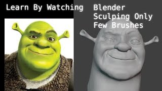 Shrek Blender Sculpting Likeness [upl. by Avery]