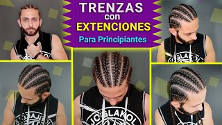 Cómo Hacer TRENZAS de RAÍZ CON EXTENCIONES 🎀 Para PRINCIPIANTES😎 [upl. by Bertilla]