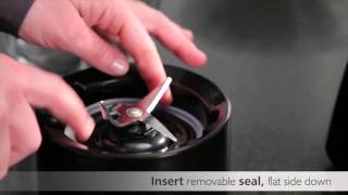 How to Assemble the KitchenAid® 5Speed Blender With Glass Jar Pitcher [upl. by Adnuahs328]