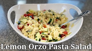 Lemon Orzo Pasta Salad [upl. by Melleta409]