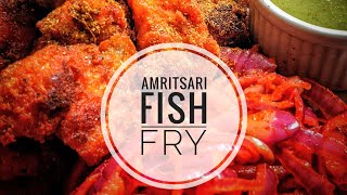 AMRITSARI FISH FRY RECIPE [upl. by Kostman]