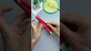 The weather is getting hotter and hotter Make a cool watermelon fan and do it with your children [upl. by Nelhsa]