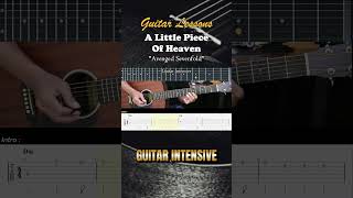 A Little Piece Of Heaven  Avenged Sevenfold  EASY Guitar Tutorial TAB guitarlessons [upl. by Palocz36]