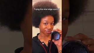 Viral Edge Control  Protective Hairstyles  4C Natural Hair Tips [upl. by Rehnberg]