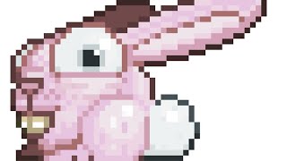 Terraria Lepus Boss Fight Post Ocram [upl. by Marius455]