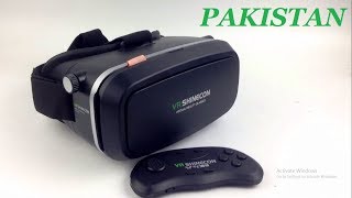 VR Shinecon Virtual Reality 3D Glasses Unboxing Review Urdu Hindi [upl. by Fulmis]