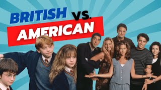 BRITISH vs AMERICAN ACCENT with movies and series [upl. by Hajile]