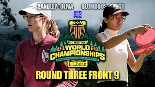 ARP  2023 PDGA Pro Worlds  R3F9  Handley  A Smith  Oliva  Blomroos  FPO Chase Card [upl. by Rumit719]