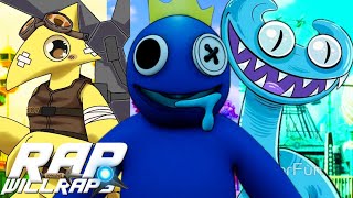 Azul Babão YELLOW E CIAN VEM   RAP RAINBOW FRIENDS 2  WILLRAPS [upl. by Remde754]