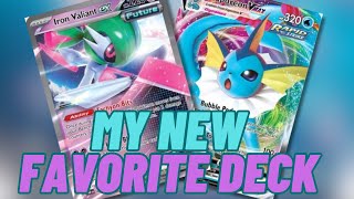 Iron Valiant amp Vaporeon VMAX is my new favorite deck  Road to Arceus ep 17 [upl. by Culley]