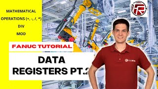 FANUC Data Registers mathematical operations DIV and MOD advanced program example  Part 2 [upl. by Jacobine]