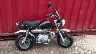 Skyteam 125cc Monkey Bike with Sound [upl. by Norrie]