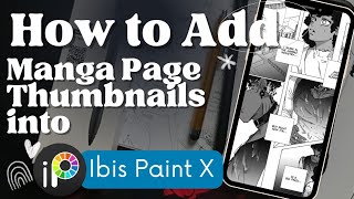 HOW to DRAW your OWN MANGA on a smartphone☁️ ADDING sketchbook pictures in Ibispaint✍️🏾 [upl. by Nani]