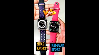 Which is Better Nike Sport Band vs Regular Sport Band  Apple Watch  Shorts [upl. by Cresida]