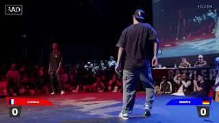 DYKENS vs BREEZE  Battle BAD 2024  HIPHOP TOP 16 [upl. by Ninette984]