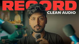 RECORD CLEAN AUDIO Professionally  2 Editing method  FilmmyBhaiya [upl. by Hairu719]