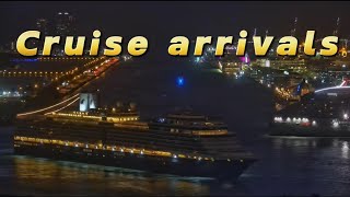 Timelapse Cruise Arrivals Miami Port [upl. by Aliekat]