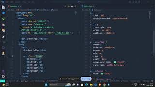 Navbar using HTML and CSS codingloverdevelopment expolarfrontendezsnippetcoder googleviral [upl. by Daisie]