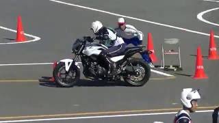 第16回 全国自動車教習所安全運転競技大会 【２輪コーススラローム】 徳島中央自動車教習所 [upl. by Marala]