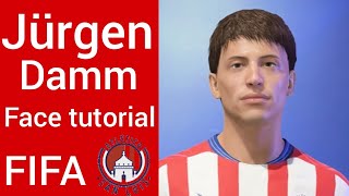 Jürgen Damm Atlético San Luis  Face tutorial  FIFA [upl. by Haswell]