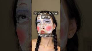 Pediophobia The fear of dolls dollmakeup halloweenlook makeuplook vogue fyp beautycreator [upl. by Batista]