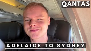 Qantas 737 Flight From Adelaide to Sydney Sydney Trip [upl. by Uv]