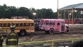 62118 Griggsville Demo Derby Big Buses [upl. by Seuqram]