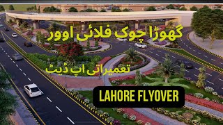 CBD punjab Ghora Chowkh Flyover construction update and GEOGRID installation cbdpunjab Lahore [upl. by Sheley]