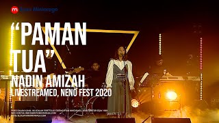 quotPaman Tuaquot  Nadin Amizah Livestreamed at Neno Fest 2020 [upl. by Poyssick]