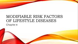 GRADE 11 PE AND HEALTH Chapter 4 Modifiable Risk Factors of Lifestyle Diseases [upl. by Delora619]