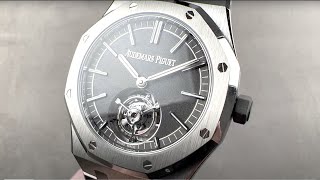 Audemars Piguet Royal Oak Automatic Flying Tourbillon 26530TIOO1220TI01 Audemars Piguet Review [upl. by Washington906]