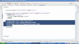 Struts 2 MVC Framework Session 2  Struts 2 Simple Example and Configuration [upl. by Pulling950]