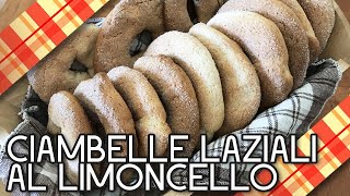 CIAMBELLE LAZIALI AL LIMONCELLO  CRICUCINA [upl. by Noryk]