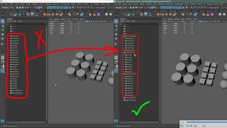 Easily Group Objects with the Same Name in Maya using Python [upl. by Shu]