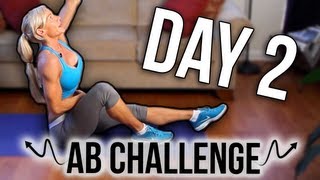 AB CHALLENGE Day 2  Strong Like Us Intense Ab Workout [upl. by Yderf]