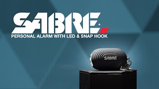 Protect Yourself with SABRE Personal Alarm LED Light and Snap Hook [upl. by Ailimat]